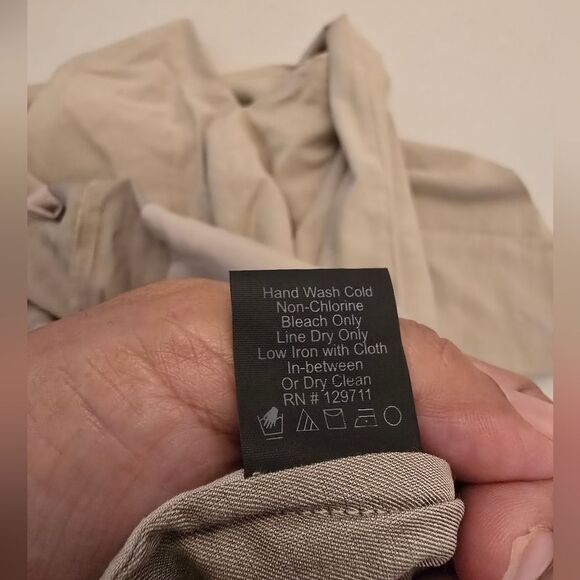 Jenni Kayne Jones Trouser Pants In Tan Size 14 - Picture 9 of 16